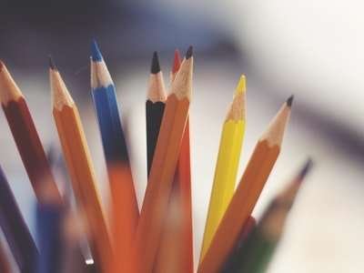 potloden om je kunstwerk te maken
