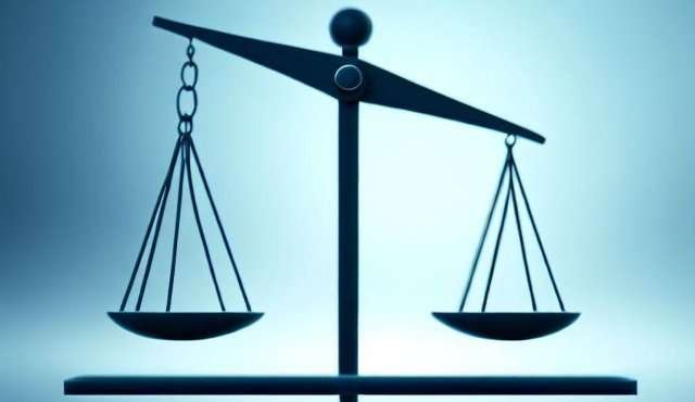 In evenwicht als een weegschaal om de kans op geldlening te vergroten