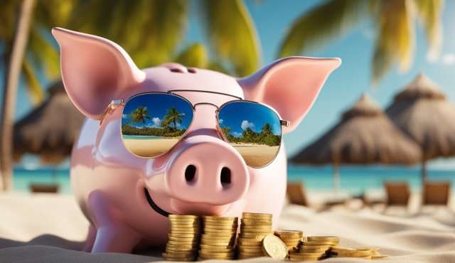 Snel geld sparen voor een vakantie.