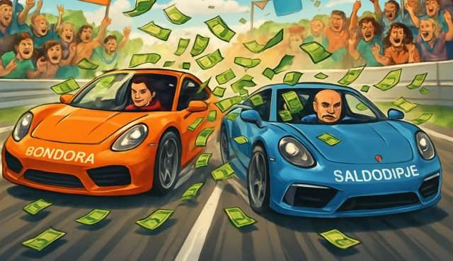 Bondora vs Saldodipje. Een race tussen beide kredietverstrekkers.