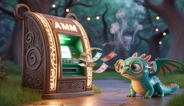 1500 euro lenen zonder bkr toetsing. Een magische geldautomaat in een sprookjesbos die bankbiljetten uitspuugt, terwijl een nieuwsgierige draak met een brilletje (symbool voor controle) te laat aankomt en alleen nog naar rookpluimen kan kijken.